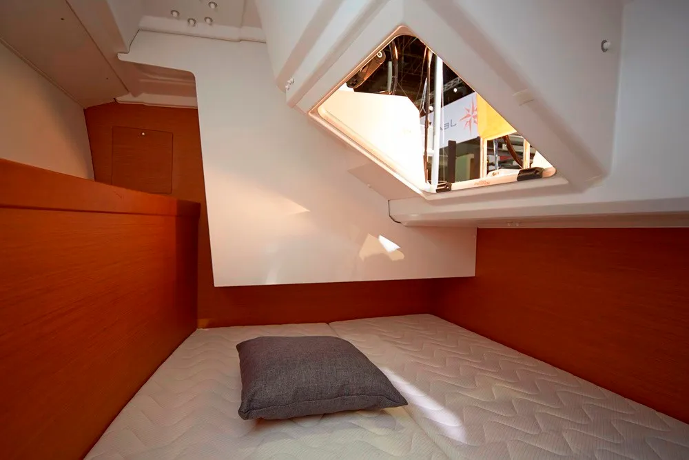 Cabin on DNA, a Jeanneau Sun Odyssey 349 sailboat at Preveza, Greece