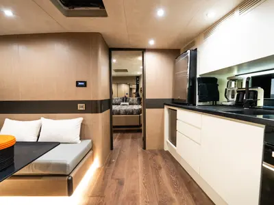 Galley of Phantom, a Gulet Motoryacht motor yacht at Bodrum, Turkey