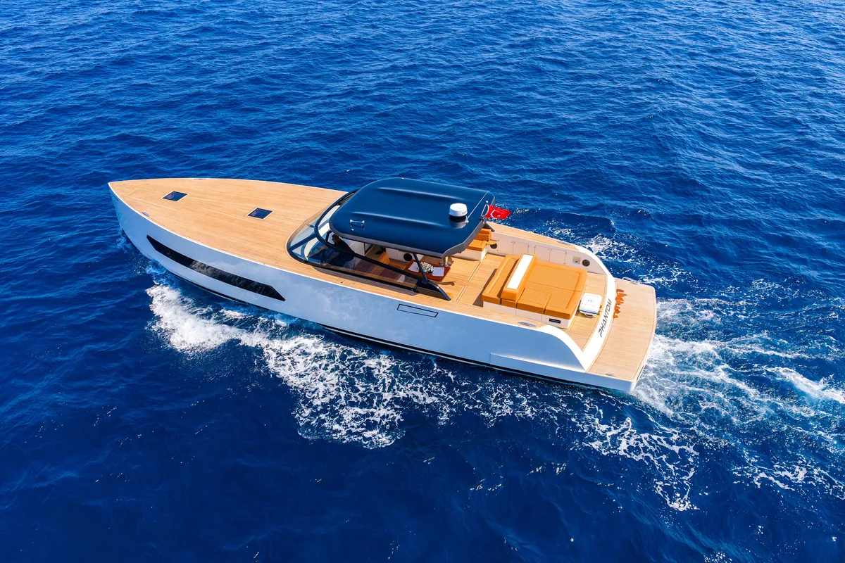 Exterior view of Phantom, a Gulet Motoryacht motor yacht at Bodrum, Turkey