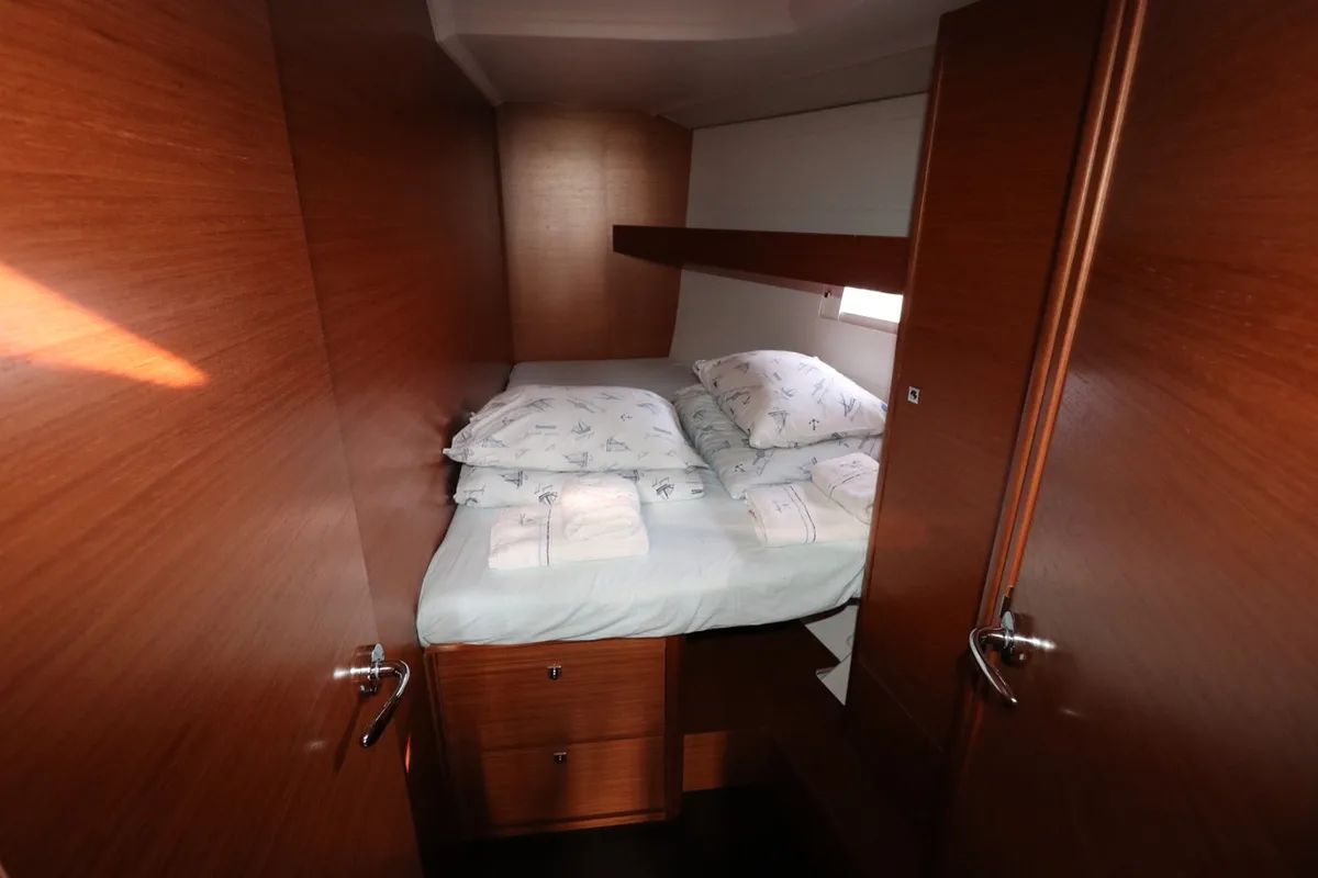 Cabin on Esra, a Dufour 460 GL sailboat at Grad Kaštela, Croatia