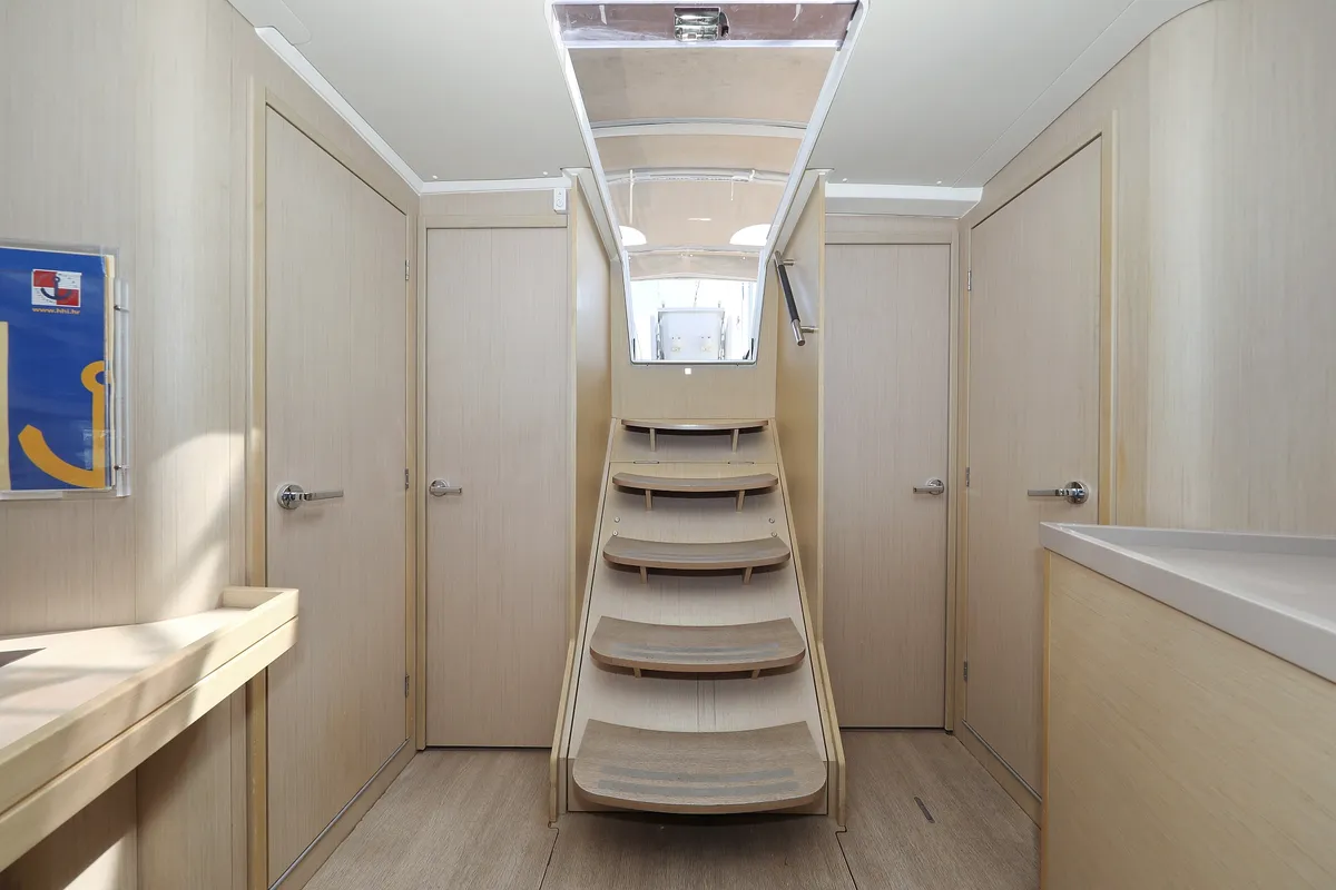 Salon of My Course, a Beneteau Oceanis 46.1 sailboat at Grad Trogir, Croatia