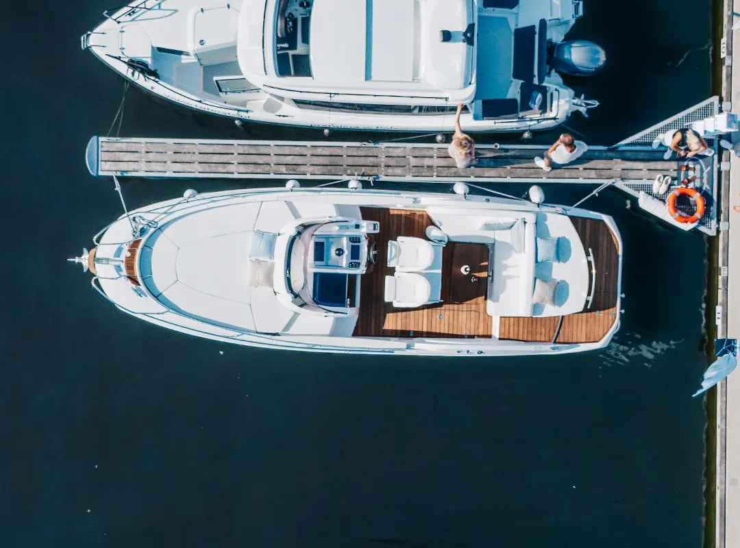 Exterior view of Capricorn, a Sessa Key Largo 27 motorboat at Općina Sukošan, Croatia
