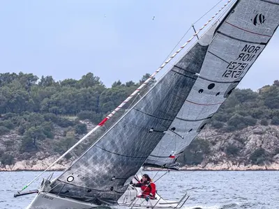 Exterior view of Dupin, a Seascape 27 sailboat at Šibenik, Croatia