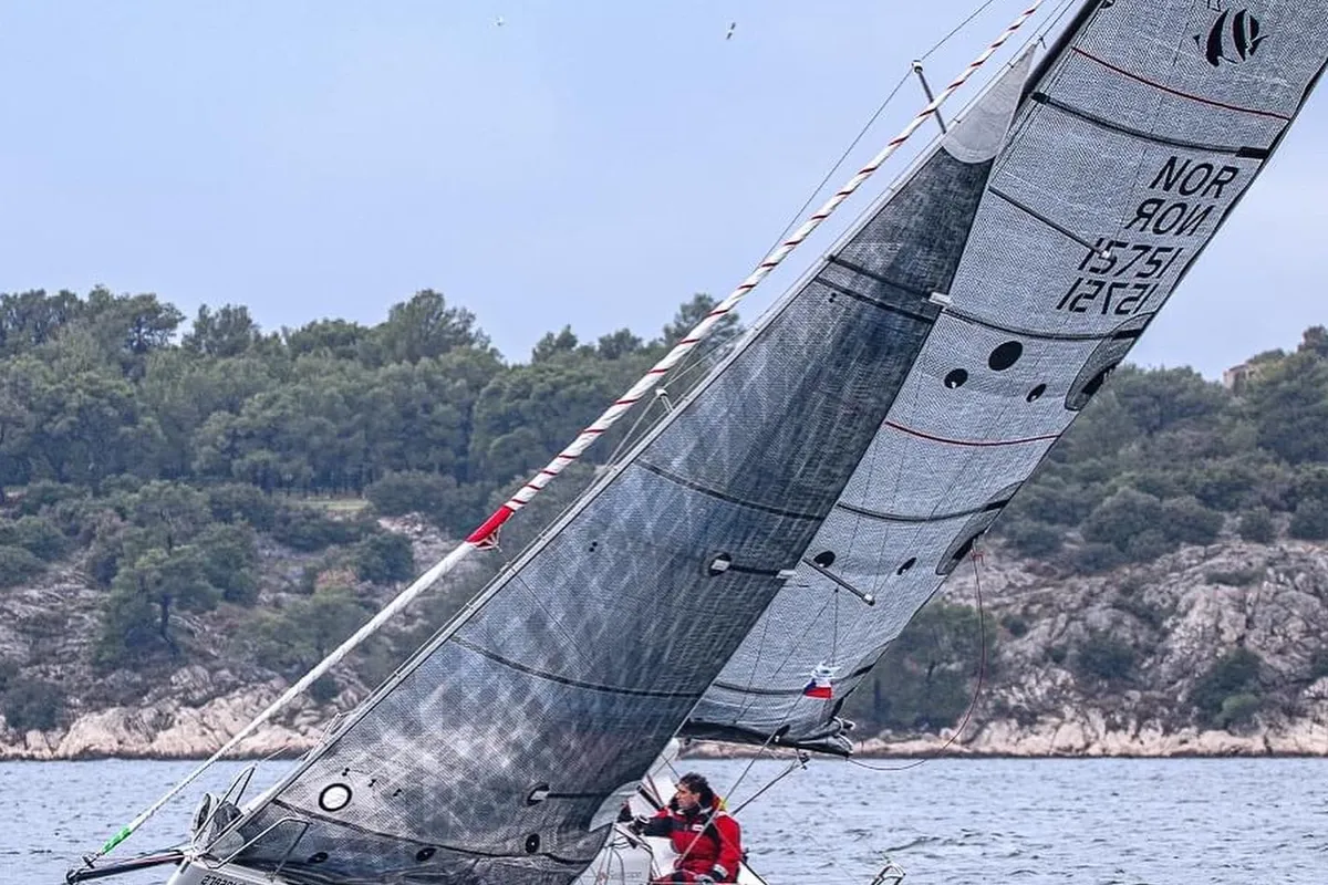Exterior view of Dupin, a Seascape 27 sailboat at Šibenik, Croatia