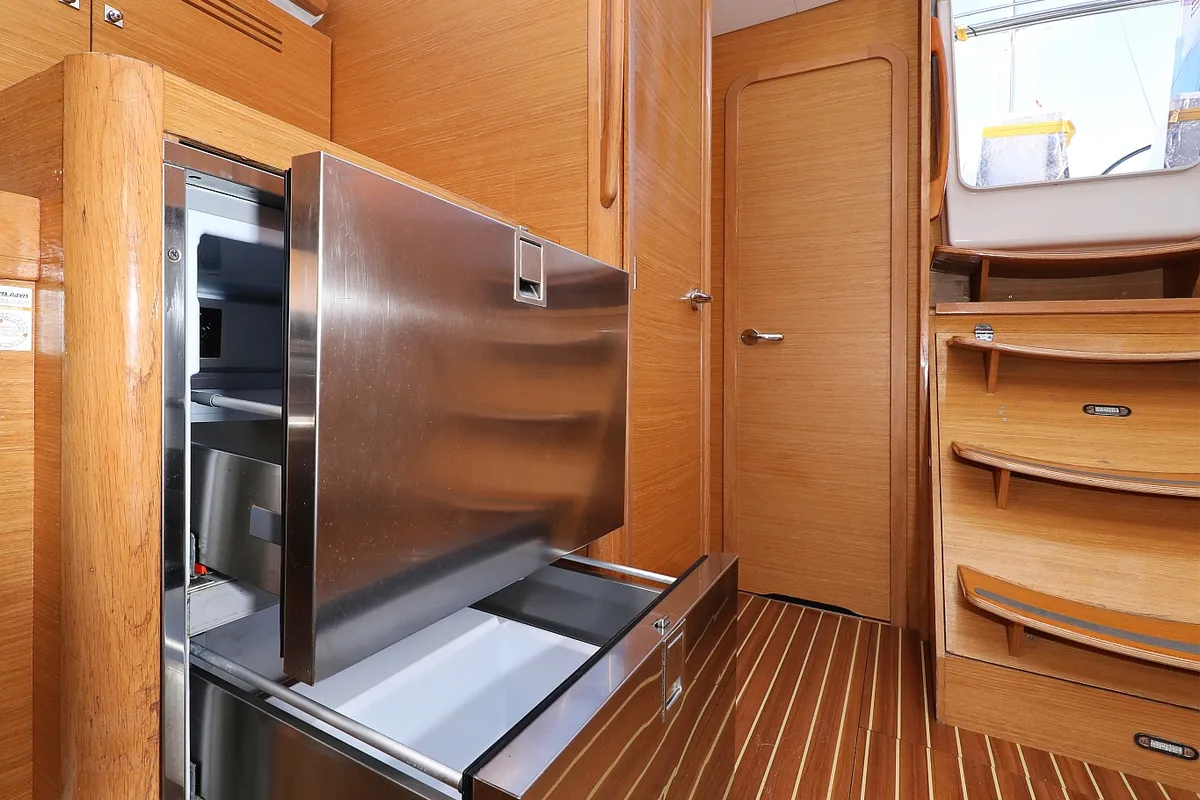 Galley of Carina, a Dufour 460 GL sailboat at Grad Trogir, Croatia