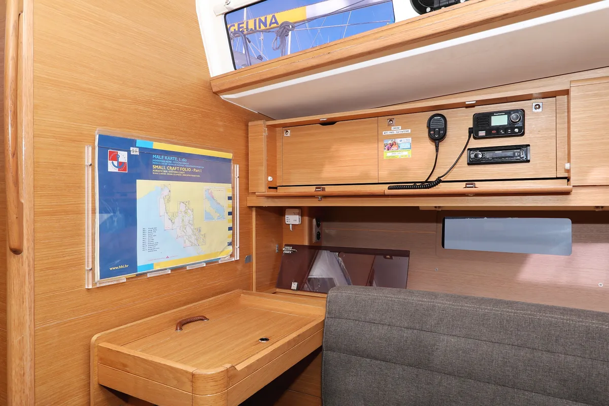 Carina, a Dufour 460 GL sailboat at Grad Trogir, Croatia