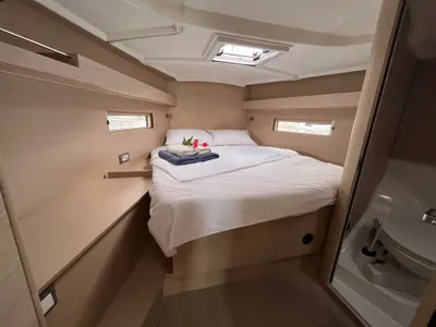 Cabin on COSMIC DANCER, a Beneteau Oceanis 40.1 sailboat at Split, Croatia