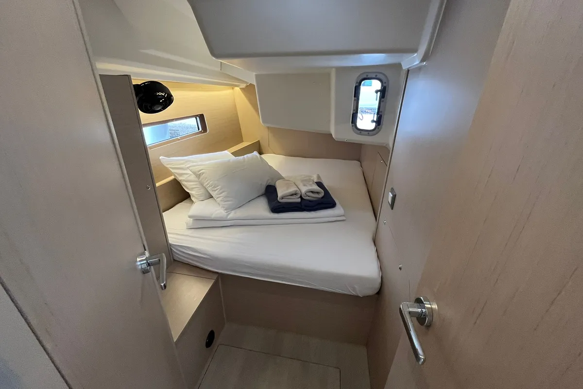 Cabin on COSMIC DANCER, a Beneteau Oceanis 40.1 sailboat at Split, Croatia
