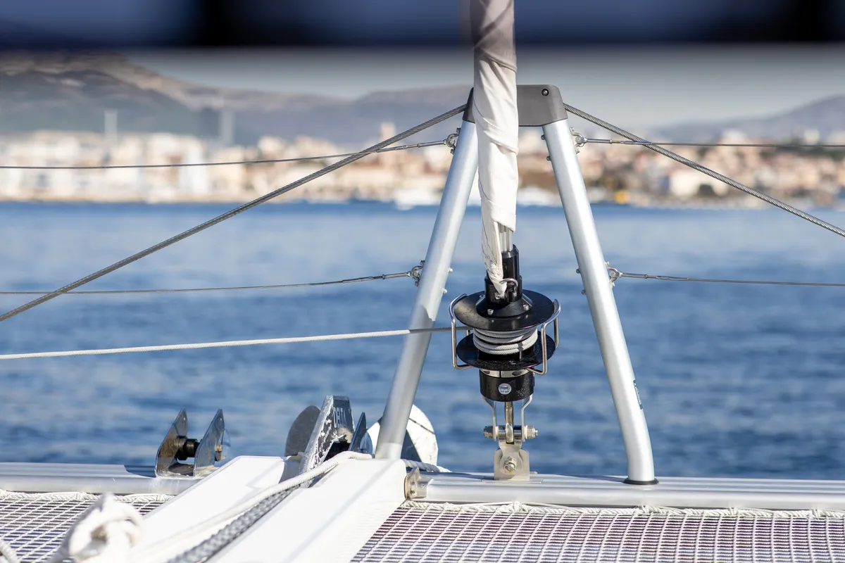 SAX IV, a Lagoon 42 catamaran at Split, Croatia