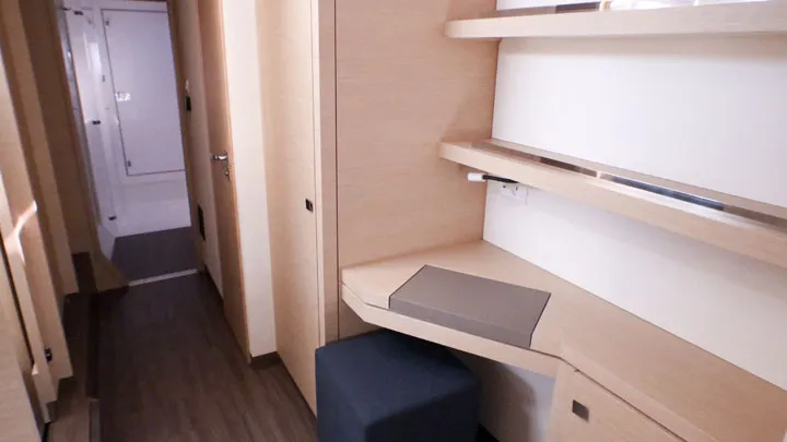 Cabin on Leon, a Fountaine Pajot Lucia 40 catamaran at Općina Rogoznica, Croatia