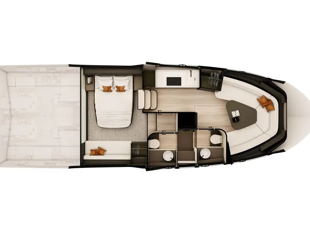 Premium +, a FIM 440 Regina motorboat at Murter, Croatia