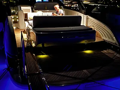 Premium +, a FIM 440 Regina motorboat at Murter, Croatia