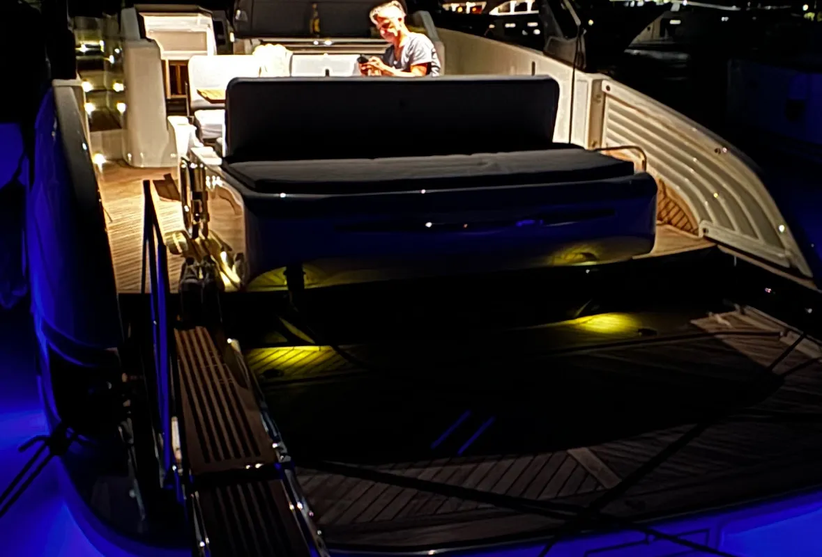 Premium +, a FIM 440 Regina motorboat at Murter, Croatia