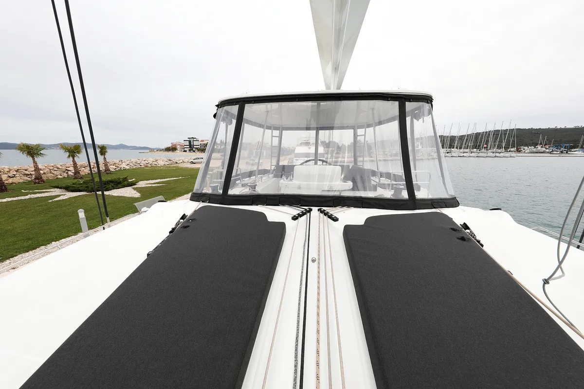 Cabin on Hattori Hanzō, a Lagoon 51 catamaran at Općina Sukošan, Croatia
