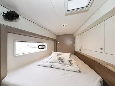 Cabin on Holiday Inn, a Bali 4.2 catamaran at Grad Biograd na Moru, Croatia
