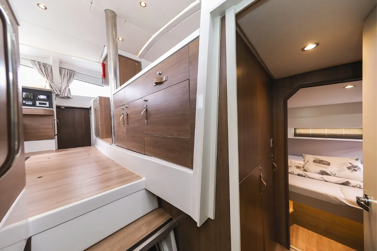 Holiday Inn, a Bali 4.2 catamaran at Grad Biograd na Moru, Croatia