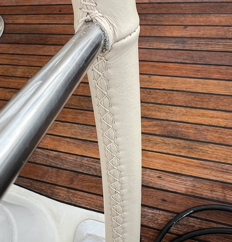 Jugo, a Bavaria Cruiser 37 sailboat at Punat, Croatia