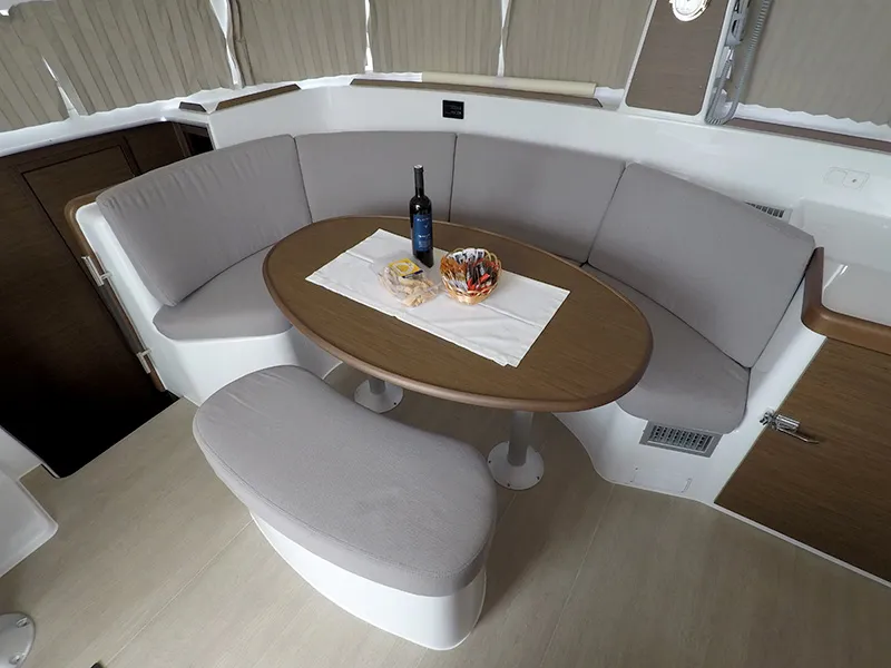Salon of Maya, a Lagoon 380 catamaran at Grad Šibenik, Croatia