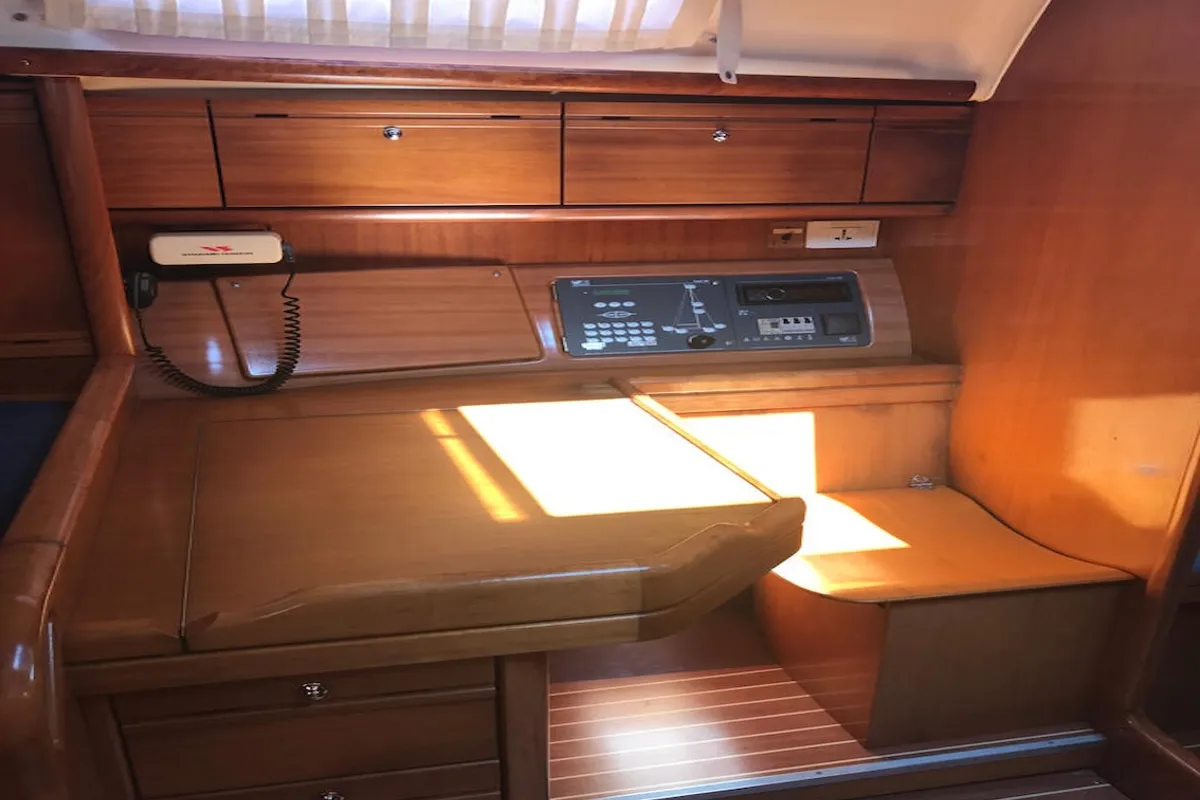 Salon of Inspiration, a Bavaria 40 Cruiser sailboat at Mai Khao, Thailand