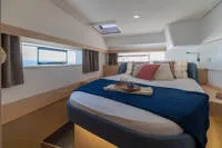 Cabin on Blue Argo, a Fountaine Pajot New 44 catamaran at Parikia, Greece