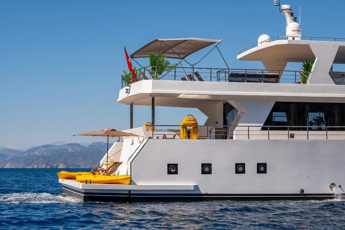 Lila Trawler, a Motoryacht motor yacht at Fethiye, Turkey