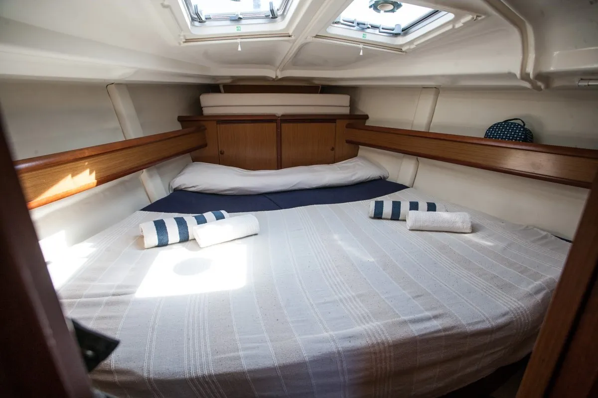 Cabin on My Lady, a Jeanneau Sun Odyssey 45 sailboat at Grad Rijeka, Croatia
