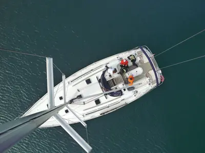 Exterior view of My Lady, a Jeanneau Sun Odyssey 45 sailboat at Grad Rijeka, Croatia