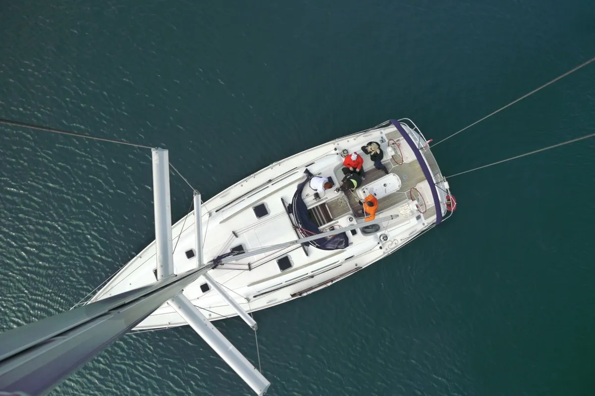 Exterior view of My Lady, a Jeanneau Sun Odyssey 45 sailboat at Grad Rijeka, Croatia