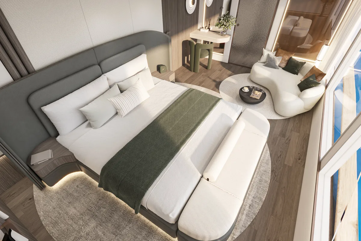 Cabin on Bello, a Gulet Luxury Motor Yacht motor yacht at Split, Croatia