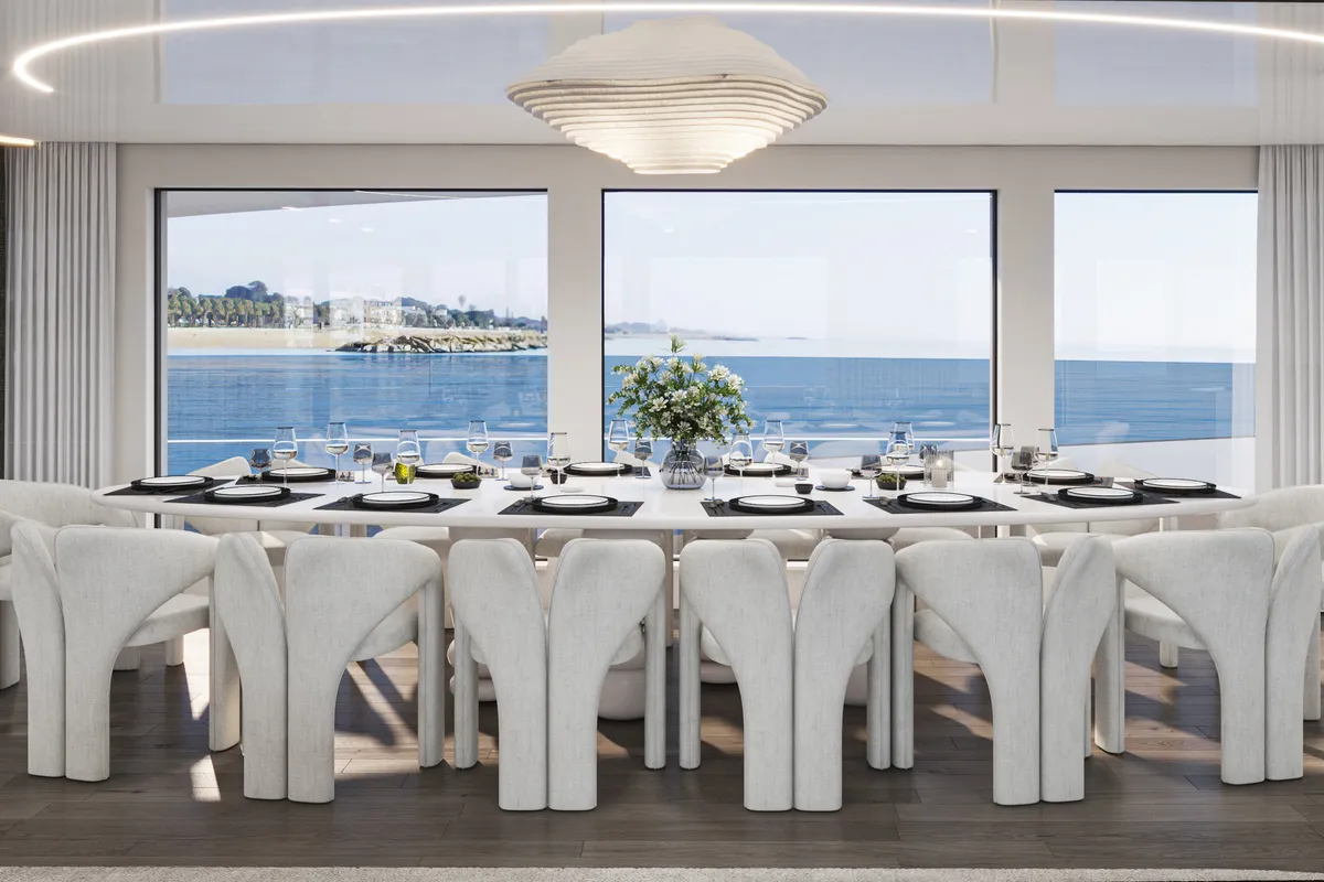 Salon of Bello, a Gulet Luxury Motor Yacht motor yacht at Split, Croatia