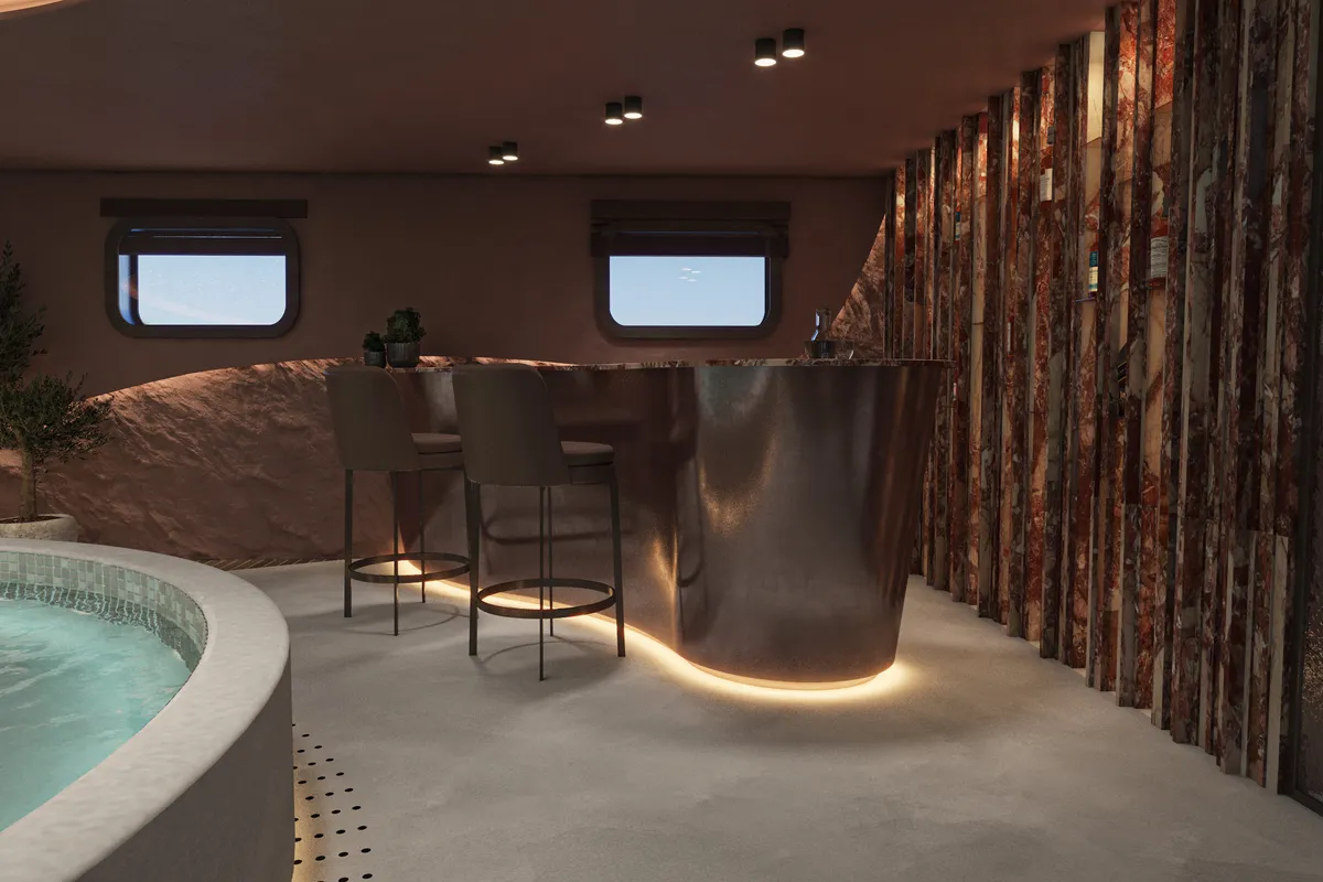 Salon of Bello, a Gulet Luxury Motor Yacht motor yacht at Split, Croatia
