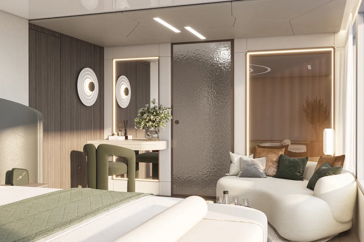 Cabin on Bello, a Gulet Luxury Motor Yacht motor yacht at Split, Croatia