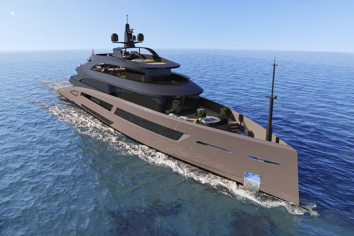 Exterior view of Bello, a Gulet Luxury Motor Yacht motor yacht at Split, Croatia