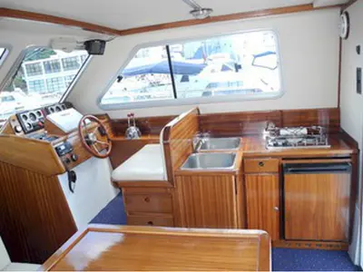 Galley of Kornati, a SAS - Vektor Adria 1002 motorboat at Zadar, Croatia