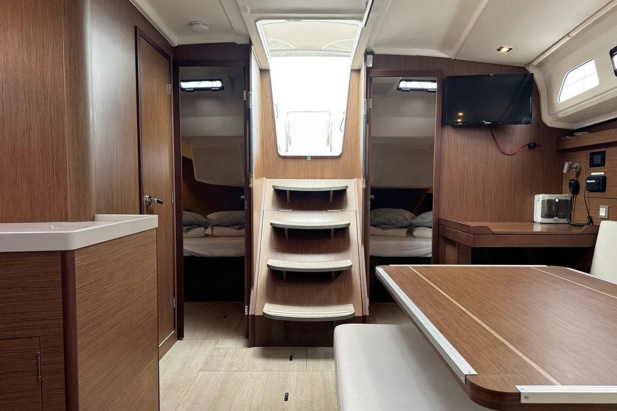 Salon of Magic, a Beneteau Oceanis 40.1 sailboat at Grad Biograd na Moru, Croatia