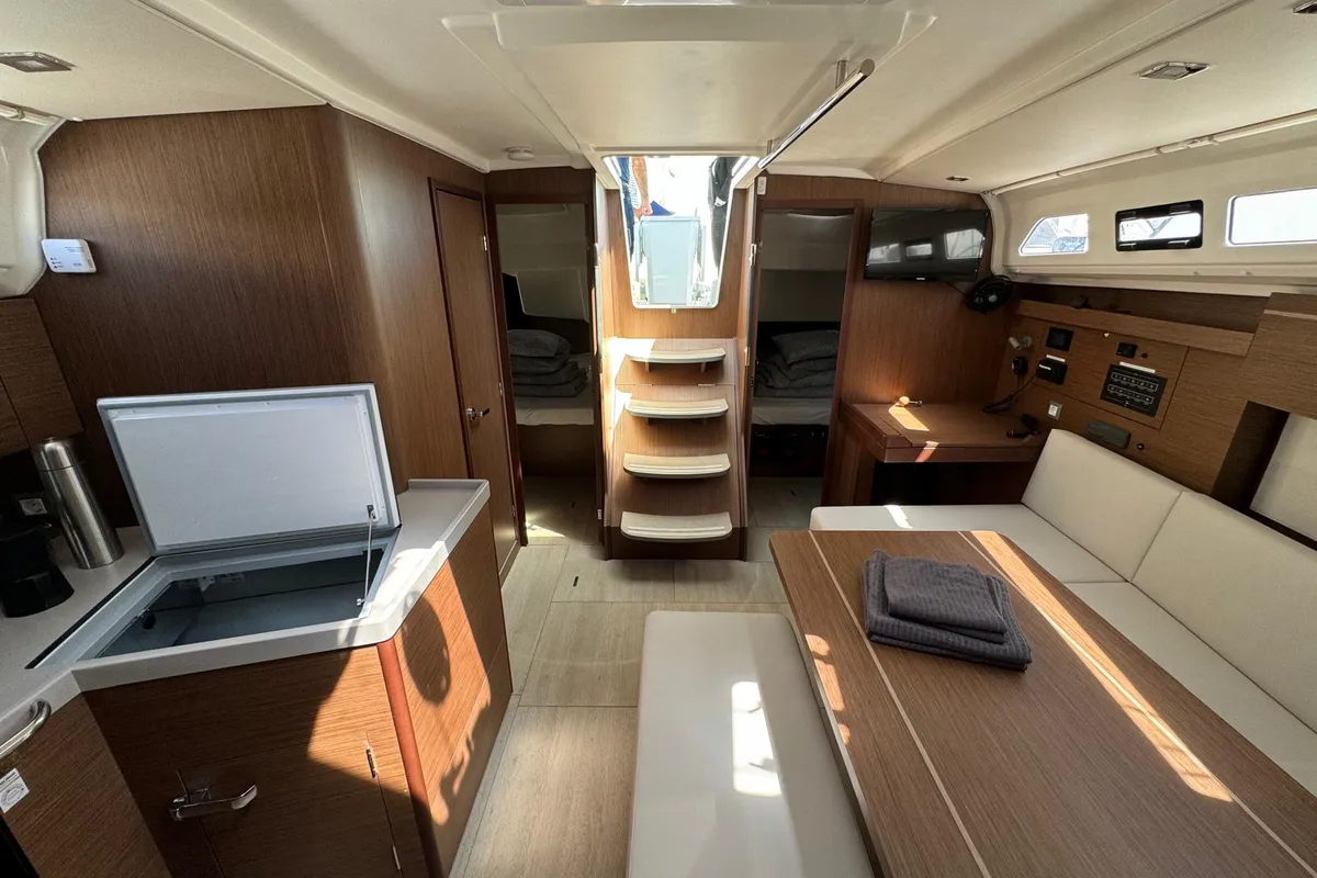 Salon of Magic, a Beneteau Oceanis 40.1 sailboat at Grad Biograd na Moru, Croatia