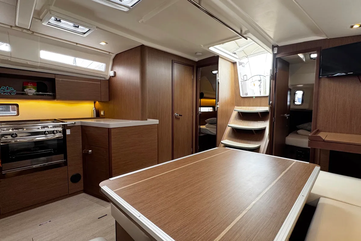 Salon of Magic, a Beneteau Oceanis 40.1 sailboat at Grad Biograd na Moru, Croatia