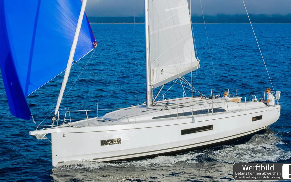 Exterior view of Magic, a Beneteau Oceanis 40.1 sailboat at Grad Biograd na Moru, Croatia