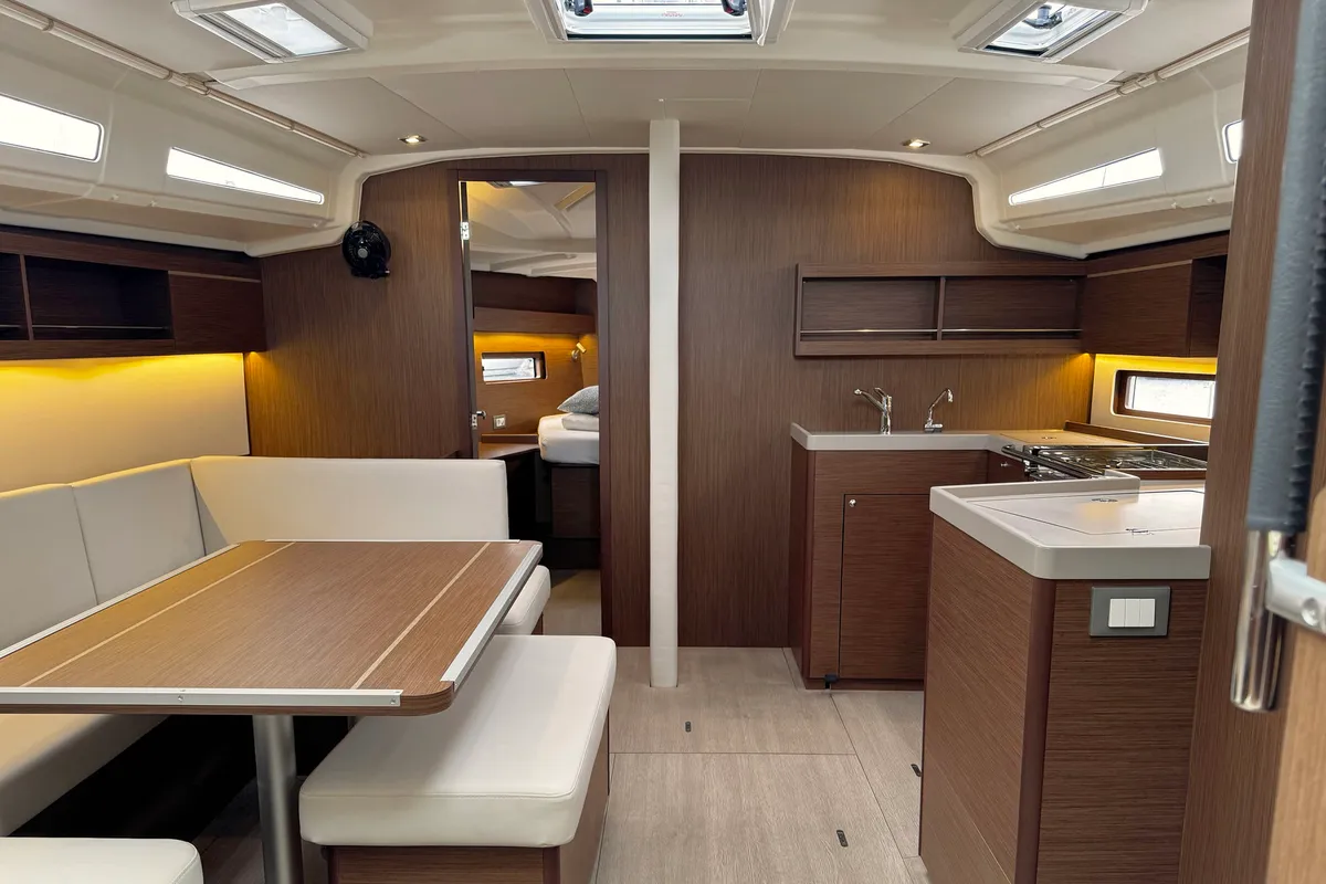 Salon of Magic, a Beneteau Oceanis 40.1 sailboat at Grad Biograd na Moru, Croatia