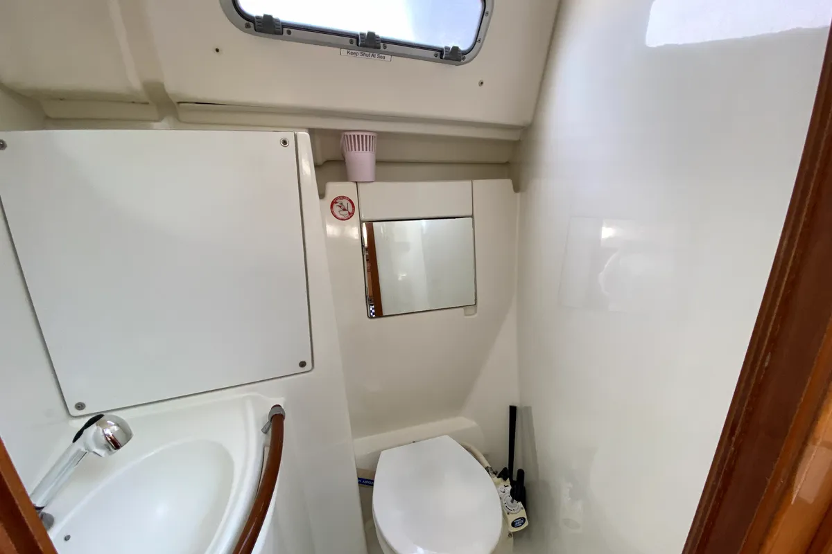 Head on Tombo, a Beneteau Oceanis 343 sailboat at Fethiye, Turkey