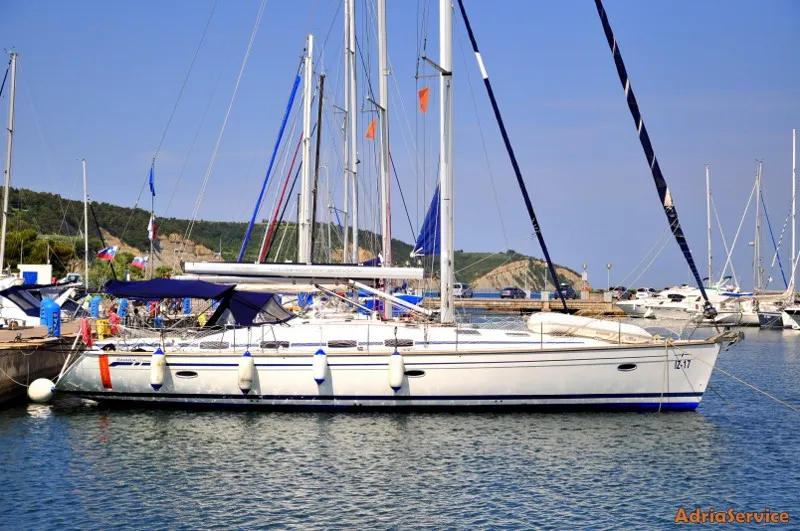Exterior view of Big AS, a Bavaria 50 Cruiser sailboat at Izola, Slovenia