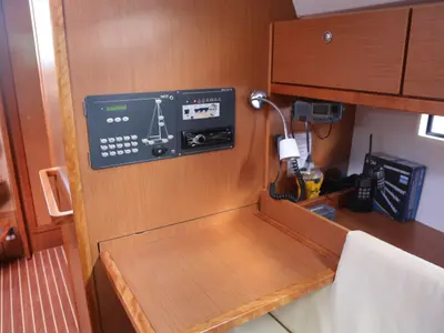 Leukothea, a Bavaria Cruiser 36 sailboat at Loutraki, Greece