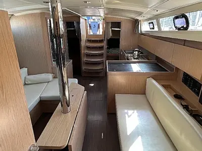 Galley of Tikal II, a Beneteau Oceanis 41.1 sailboat at Municipal Unit of Lefkada, Greece