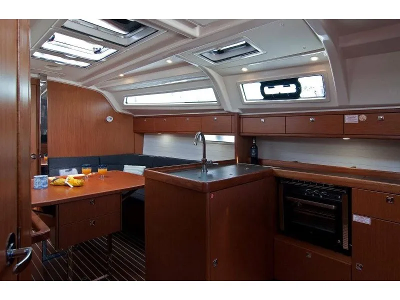 Galley of ADRIA NINA, a Bavaria Cruiser 37 sailboat at Split, Croatia