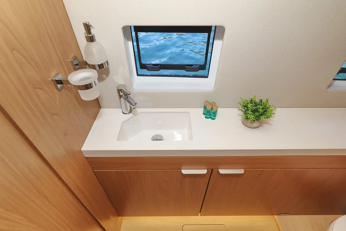 Cabin on Voilà, a Bali 5.2 catamaran at Grad Kaštela, Croatia