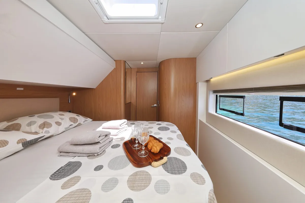 Voilà, a Bali 5.2 catamaran at Grad Kaštela, Croatia