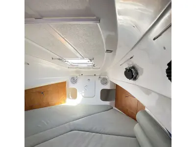 Cabin on Toi Moi, a Gulet Mostro Cabin 9 motorboat at Athens, Greece