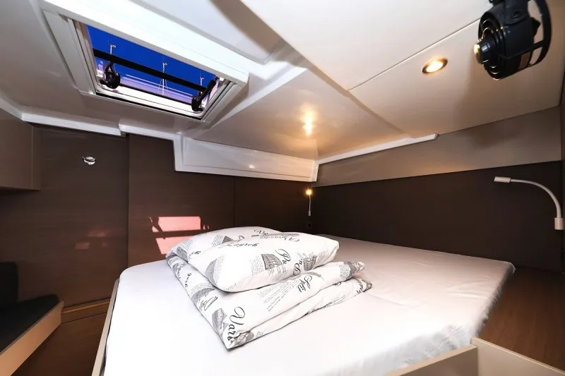 Cabin on Atos, a Bali Catspace catamaran at Grad Biograd na Moru, Croatia