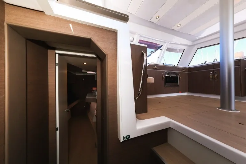 Atos, a Bali Catspace catamaran at Grad Biograd na Moru, Croatia