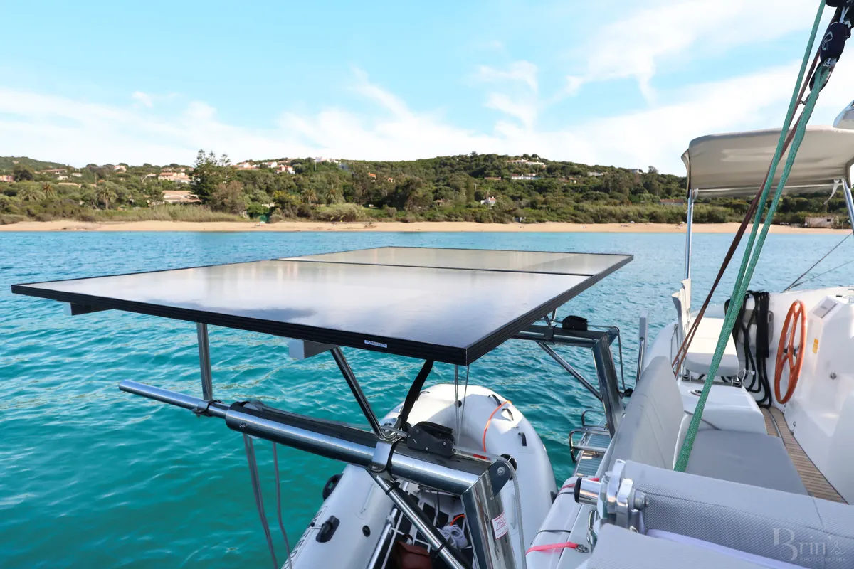 ADOC, a Excess 11 catamaran at Ajaccio, France